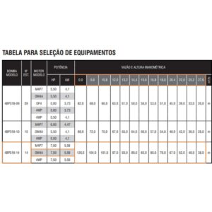 Bomba Submersa Ebara 4BPS18I-14 7,5 CV Trifásica 220V
